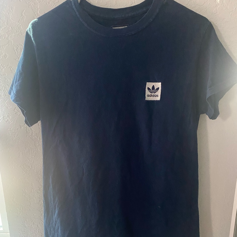 Adidas blue t shirt